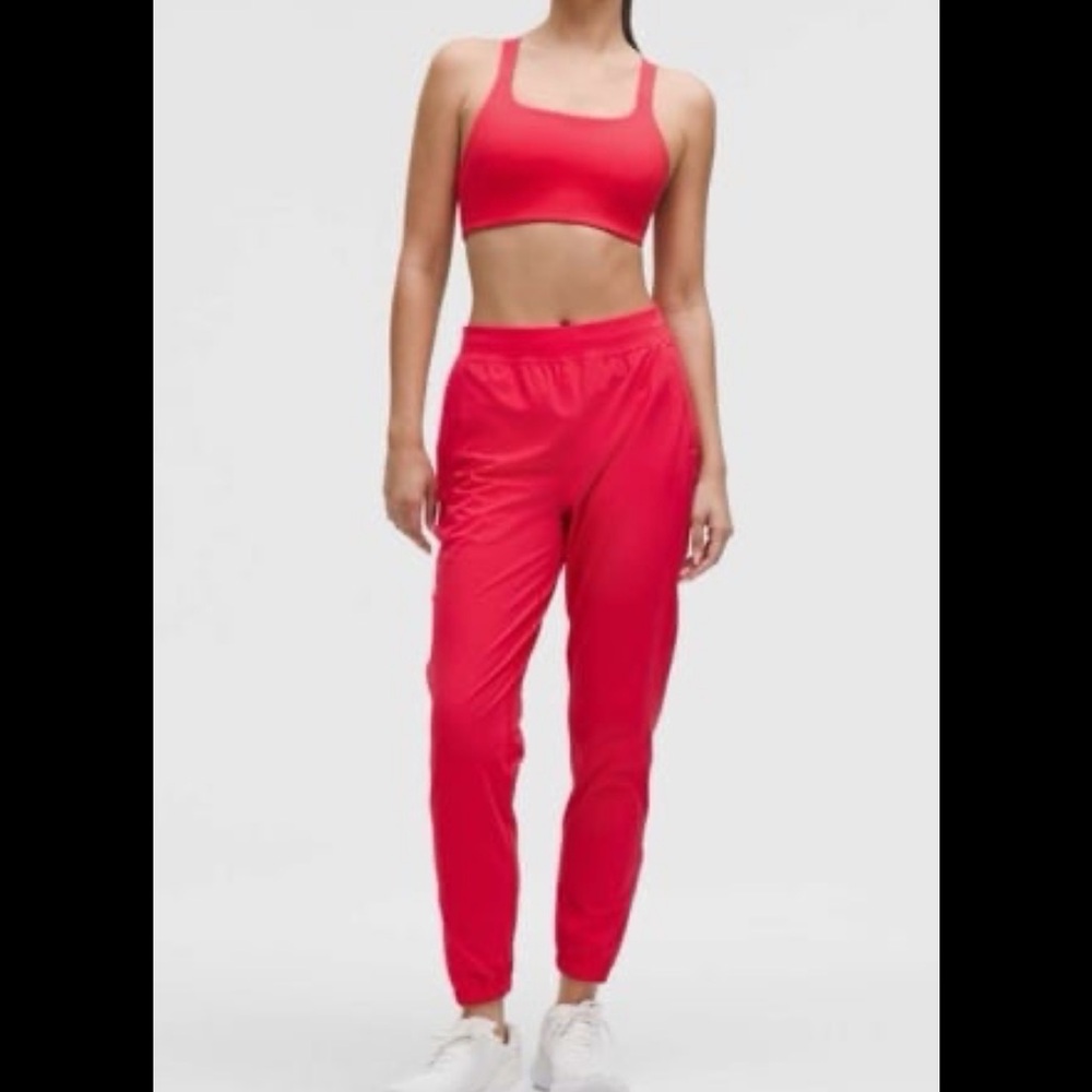 NWT Lululemon Adapted State High-Rise Jogger *Full Length Red Glow size 12